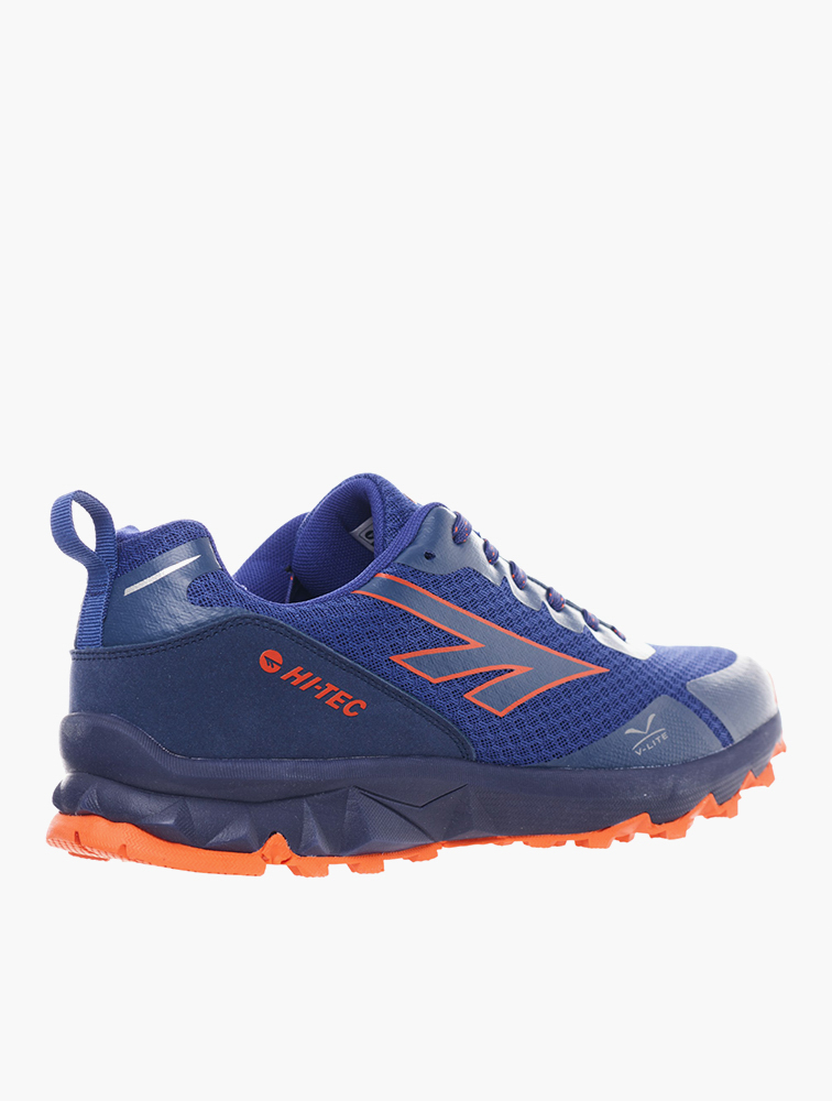 めん　0916 MyRunway | Shop Hi-Tec Navy & Orange Gemini Trail Lace-Up Trainers